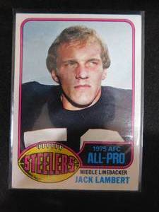 1976 Topps Jack Lambert Rookie #220 HOFer LK