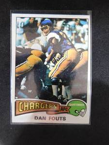 1975 Topps Dan Fouts Rookie #367 HOFer LK
