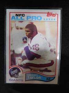 1982 Topps Lawrence Taylor Rookie #434 HOFer LK