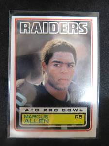 1983 Topps Marcus Allen Rookie #294 HOFer LK