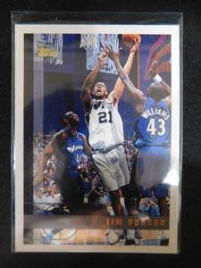 1997 Topps Tim Duncan Rookie #115 HOFer LK