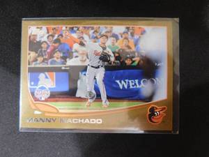 2013 Topps Update Gold Manny Machado Rookie #US216 Serial #15052013