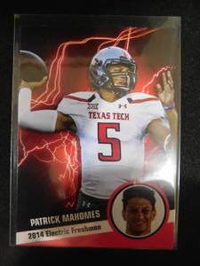 2014 Hot Shot Prospects Patrick Mahomes Rookie LK