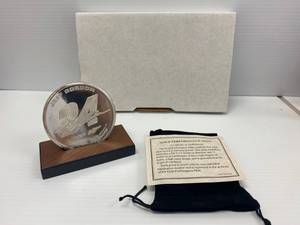 lot 9 image: Jeff Gordon Gold Performance Mint One Troy Pound Proof Collectors Coin With COA 3 12