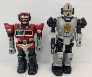 lot 25 image: Two Vintage Battery Operated Robots