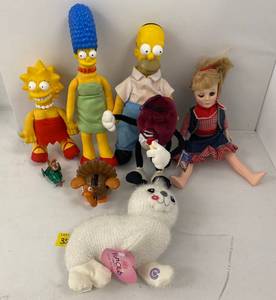 lot 35 image: Group Of Vintage Toys Including Simpsons And More