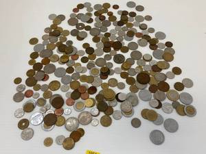 lot 40 image: Group Of Vintage Foreign Coins