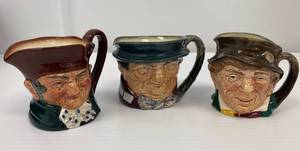 lot 48 image: Vintage Royal Doulton Toby Mugs