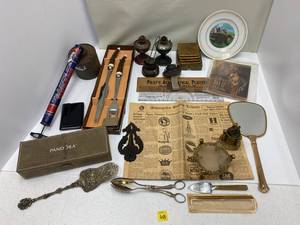 lot 68 image: Group Of Misc. Vintage And Antique Items