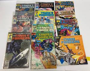 lot 111 image: Vintage Marvel The Trans Formers Comic Books