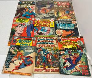 lot 112 image: Vintage Dc Comic Books Including 12 Cent, 15 Cent And 20 Cent Comics