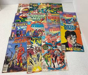 lot 114 image: Group Of Misc. Vintage Super Hero Comic Books
