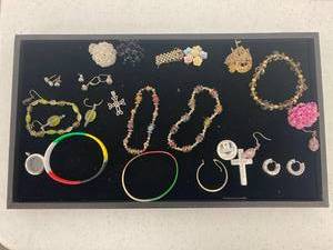 lot 138 image: Group Of Misc. Costume Jewelry (TRAY NOT INCLUDED).