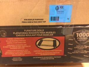 Milwaukee 1,000 lb. Capacity Furniture Dolly ( 4 pack)