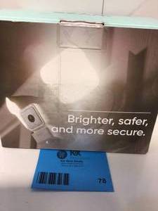 WYZE Wired Outdoor Wi-Fi Floodlight Home Security Camera Customer return see pictures