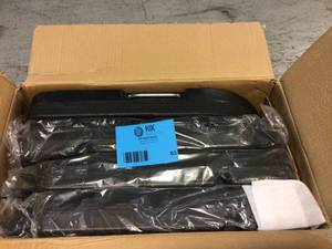 Outsunny 39.75 in. Offset Patio Umbrella Base Weight Set in Black (4-Piece)