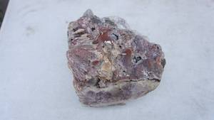 lot 3 image: Very large 11 lb. Quartz-Lined Amethyst Mineral Measuring  7 x 5 x 7 tall