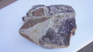 lot 41 image: Very large 19 lb. Quartz-Lined Amethyst Mineral Measuring Approximately 10 x 6 x 11 tall