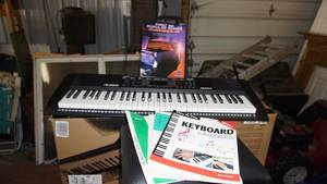 lot 66 image: ALESIS Melody61 Keyboardstand