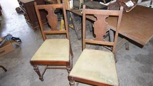 lot 72 image: Two vintage chairs