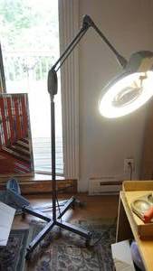 lot 217 image: Antique Adjustable Dentist Lamp
