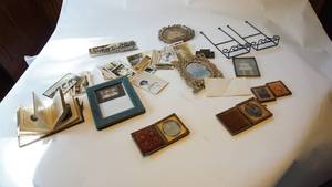 lot 243 image: Variety of antique photos etc.