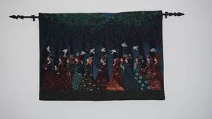 lot 257 image: Beautiful tapestries 36 inches wide
