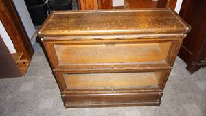 lot 264 image: Lawyers bookshelf 34 x 12 x 31 tall