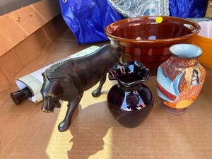 Vintage Bowls - Pyrex, Lion, Vases