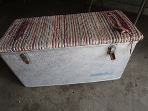 Vintage Aluminum Cooler