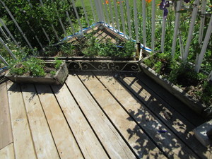 Weathered Planter Boxes