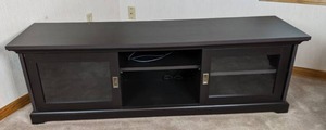 lot 83 image: Black Entertainment CenterTV Stand