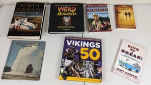 lot 98 image: Collection of Minnesota Variety Books North Country, Weird Minnesota, Vikings 50, and More
