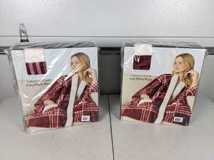 lot 55 image: Set of (2) Charter Club Cozy Plush Wraps