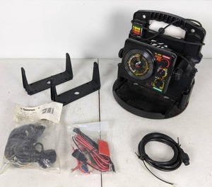 lot 30 image: Vexilar Deep Cycle Sportsmans Battery, Garmin PowerData Cable, and More