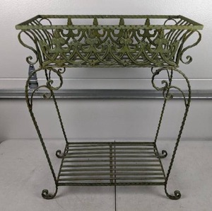 lot 31 image: Wrought Iron Plant Stand