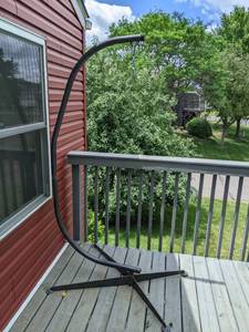 lot 123 image: Swing Chair Stand- Chair NOT Included