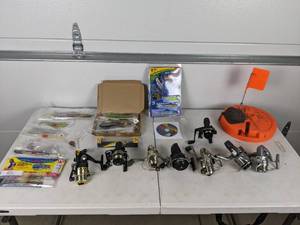 lot 129 image: An Assortment of Fishing Equipment