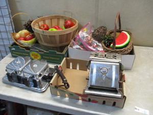 Vintage Household Decor Wax Fruit Toaster Waffle Maker
