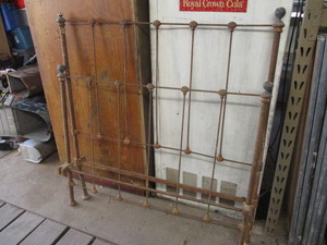 Antique Bed Headboard Footboard