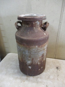 Antique Milk Can with lid