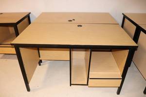2 Tall Computer Workstations