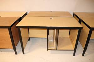 2 Tall Computer Workstations