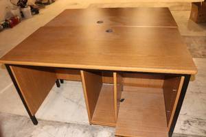 2 Tall Computer Workstations