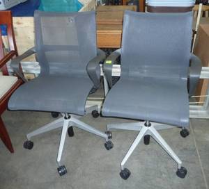 Two Nice Mesh office chairs great condition