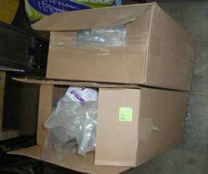 TWO cases of disposable wipes