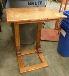 Wood couch table