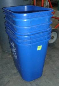 7 office recycling garbage cans