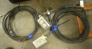 Two 20 ft long drop cords