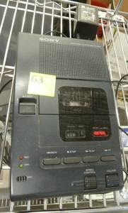 Sony microcassette transcriber M-2000 with ac adapter